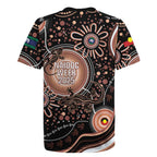 Australia NAIDOC Week Rugby Jersey Happy 50th Anniversary Brown Version