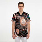 Australia NAIDOC Week Scrub Top Happy 50th Anniversary Brown Version - Aussie Hoodie