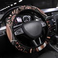 Australia NAIDOC Week Steering Wheel Cover Happy 50th Anniversary Brown Version