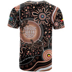 Australia NAIDOC Week T Shirt Happy 50th Anniversary Brown Version