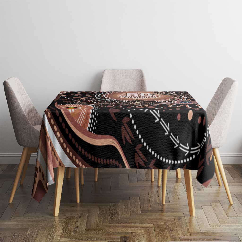 Australia NAIDOC Week Tablecloth Happy 50th Anniversary Brown Version