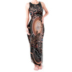 Australia NAIDOC Week Tank Maxi Dress Happy 50th Anniversary Brown Version