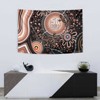 Australia NAIDOC Week Tapestry Happy 50th Anniversary Brown Version