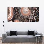 Australia NAIDOC Week Tapestry Happy 50th Anniversary Brown Version