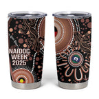 Australia NAIDOC Week Tumbler Cup Happy 50th Anniversary Brown Version