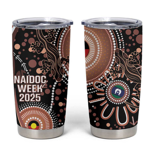 Australia NAIDOC Week Tumbler Cup Happy 50th Anniversary Brown Version