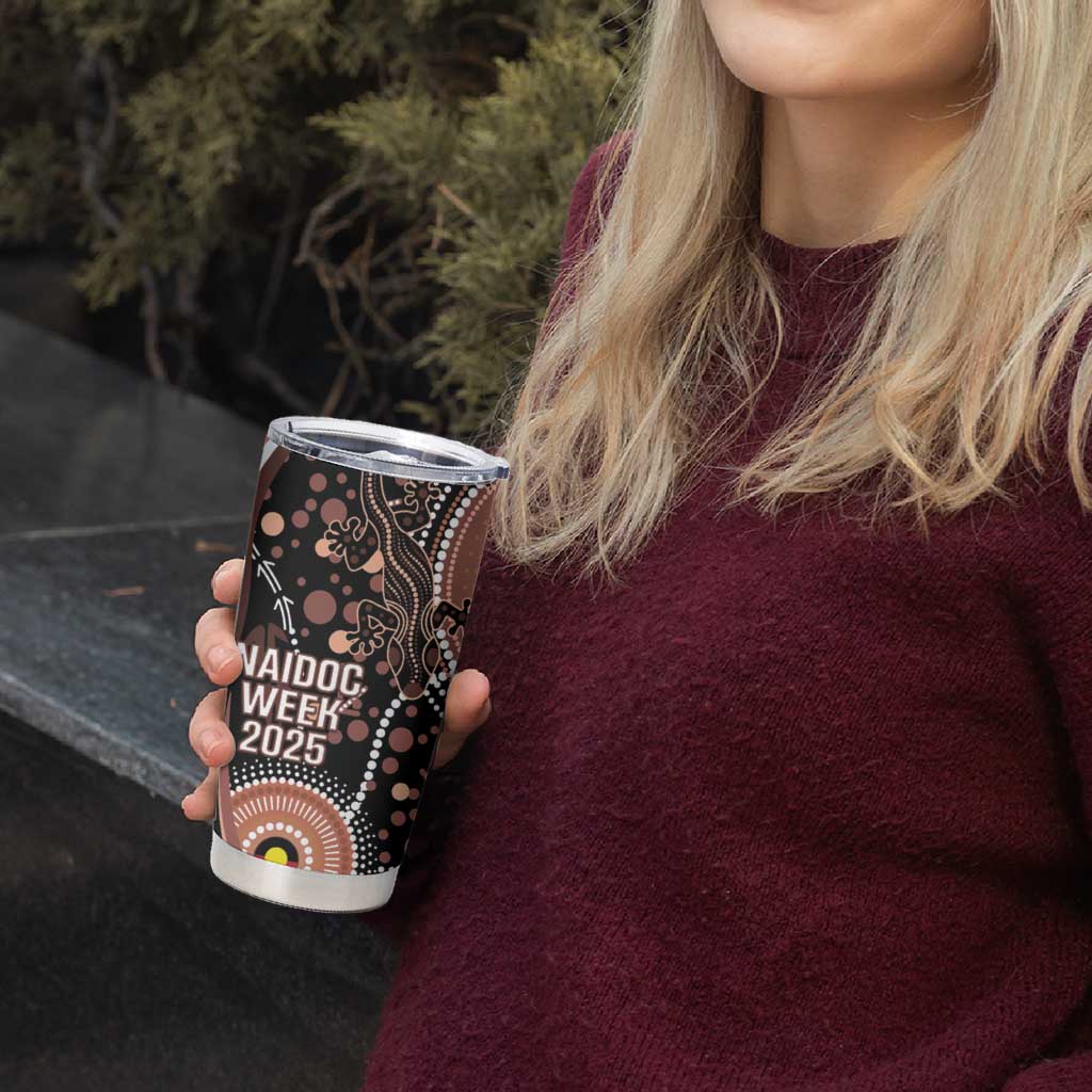 Australia NAIDOC Week Tumbler Cup Happy 50th Anniversary Brown Version