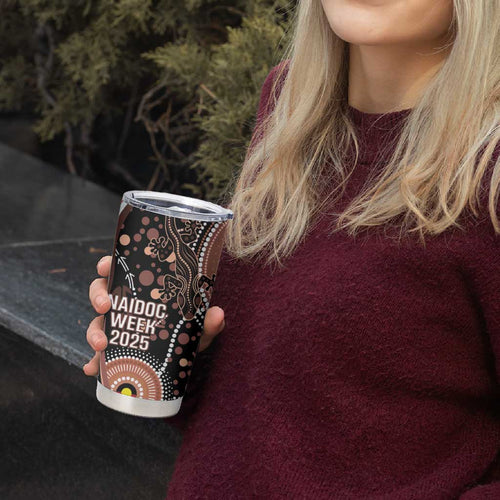 Australia NAIDOC Week Tumbler Cup Happy 50th Anniversary Brown Version