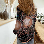 Australia NAIDOC Week Women Casual Shirt Happy 50th Anniversary Brown Version