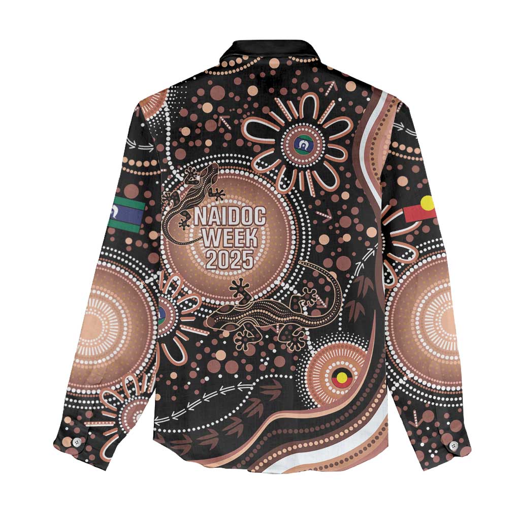 Australia NAIDOC Week Women Casual Shirt Happy 50th Anniversary Brown Version