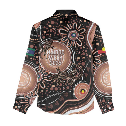 Australia NAIDOC Week Women Casual Shirt Happy 50th Anniversary Brown Version