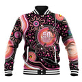 Australia NAIDOC Week Baseball Jacket Happy 50th Anniversary Pink Version