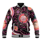Australia NAIDOC Week Baseball Jacket Happy 50th Anniversary Pink Version