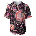 Australia NAIDOC Week Baseball Jersey Happy 50th Anniversary Pink Version