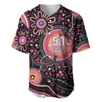 Australia NAIDOC Week Baseball Jersey Happy 50th Anniversary Pink Version