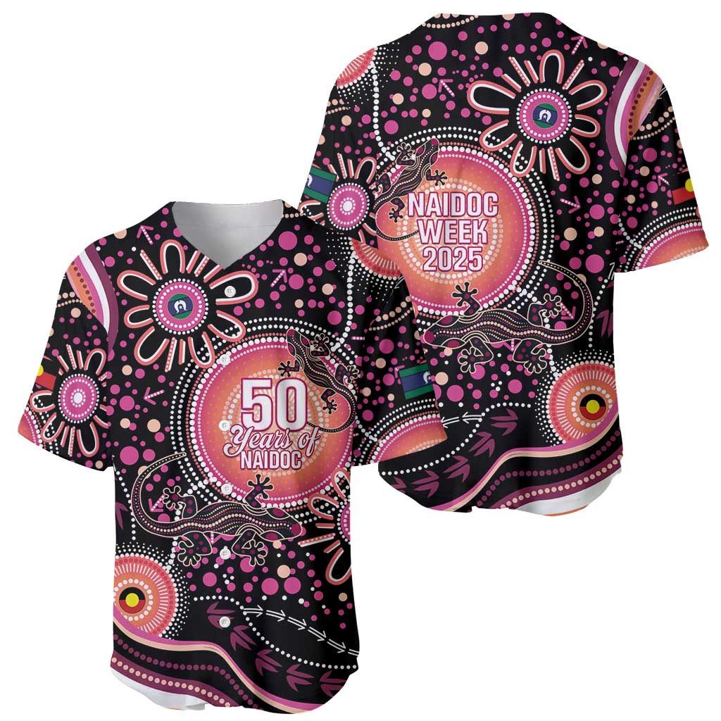 Australia NAIDOC Week Baseball Jersey Happy 50th Anniversary Pink Version
