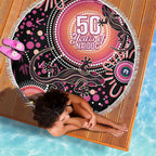 Australia NAIDOC Week Beach Blanket Happy 50th Anniversary Pink Version