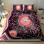 Australia NAIDOC Week Bedding Set Happy 50th Anniversary Pink Version