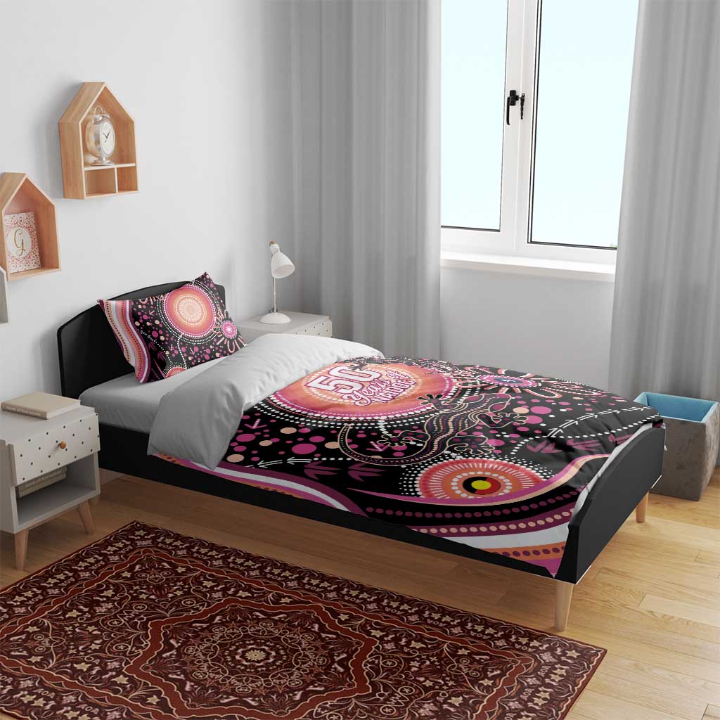 Australia NAIDOC Week Bedding Set Happy 50th Anniversary Pink Version