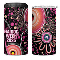 Australia NAIDOC Week 4 in 1 Can Cooler Tumbler Happy 50th Anniversary Pink Version