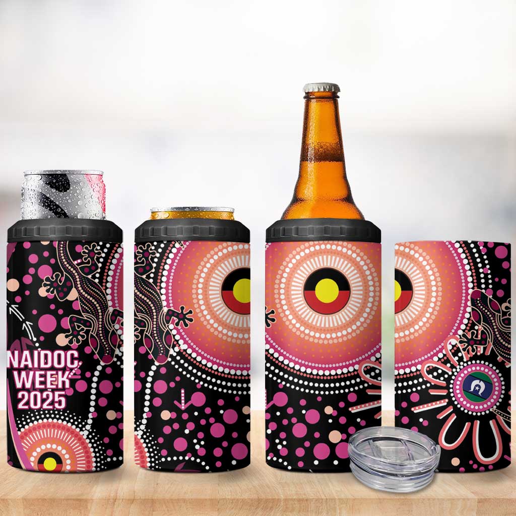Australia NAIDOC Week 4 in 1 Can Cooler Tumbler Happy 50th Anniversary Pink Version