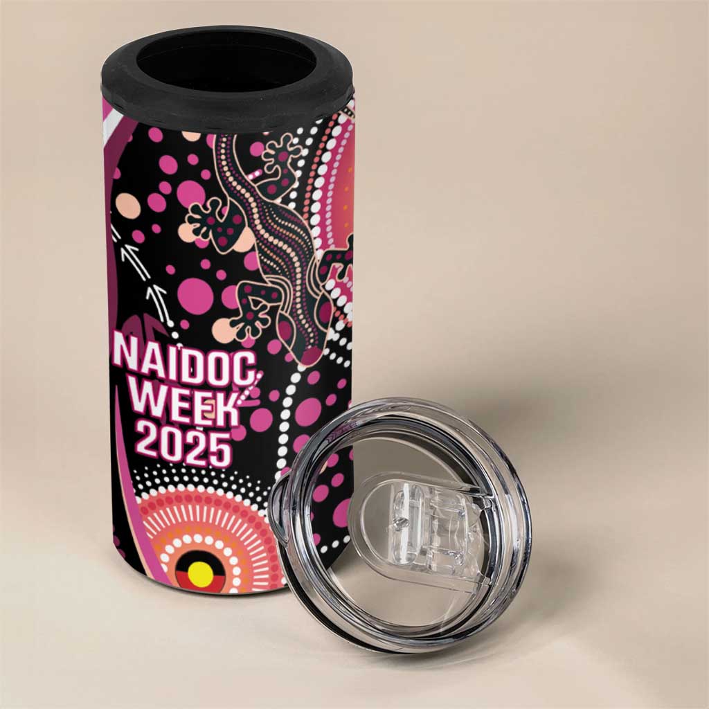 Australia NAIDOC Week 4 in 1 Can Cooler Tumbler Happy 50th Anniversary Pink Version