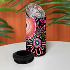 Australia NAIDOC Week 4 in 1 Can Cooler Tumbler Happy 50th Anniversary Pink Version