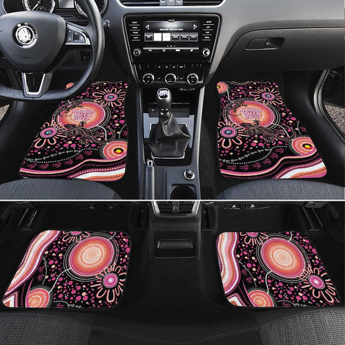Australia NAIDOC Week Car Mats Happy 50th Anniversary Pink Version
