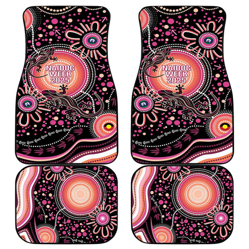 Australia NAIDOC Week Car Mats Happy 50th Anniversary Pink Version