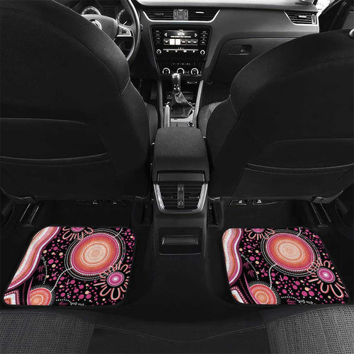 Australia NAIDOC Week Car Mats Happy 50th Anniversary Pink Version