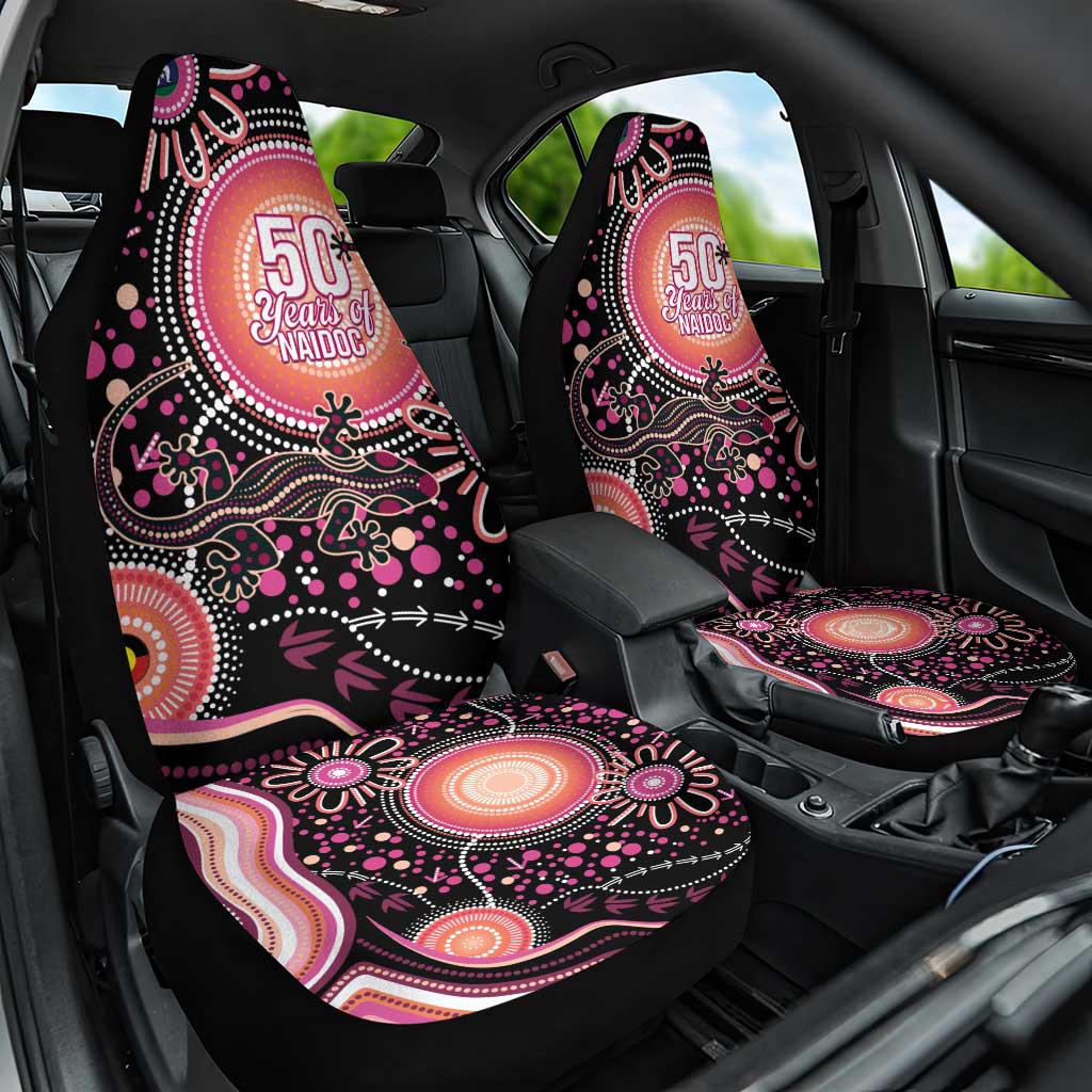 Australia NAIDOC Week Car Seat Cover Happy 50th Anniversary Pink Version
