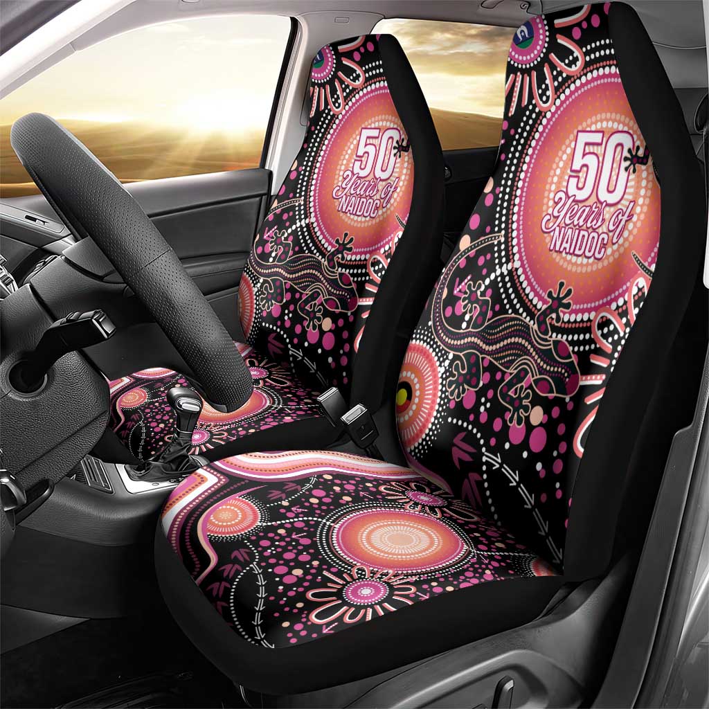 Australia NAIDOC Week Car Seat Cover Happy 50th Anniversary Pink Version
