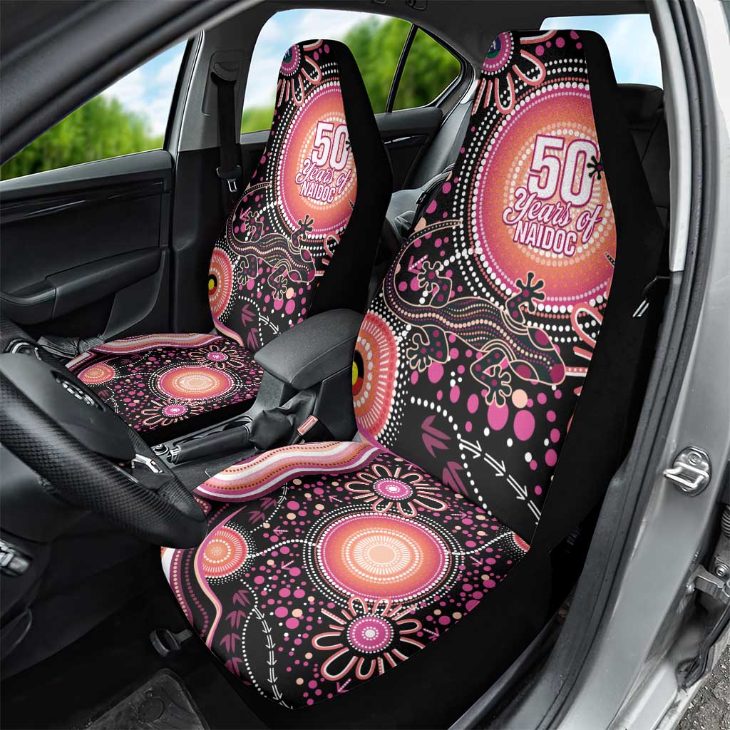 Australia NAIDOC Week Car Seat Cover Happy 50th Anniversary Pink Version