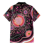 Australia NAIDOC Week Family Matching Mermaid Dress and Hawaiian Shirt Happy 50th Anniversary Pink Version