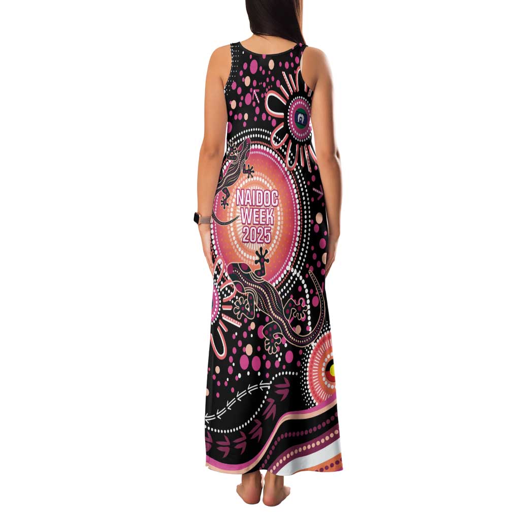 Australia NAIDOC Week Family Matching Tank Maxi Dress and Hawaiian Shirt Happy 50th Anniversary Pink Version