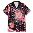 Australia NAIDOC Week Hawaiian Shirt Happy 50th Anniversary Pink Version