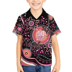 Australia NAIDOC Week Hawaiian Shirt Happy 50th Anniversary Pink Version