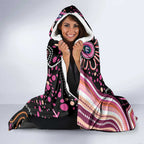 Australia NAIDOC Week Hooded Blanket Happy 50th Anniversary Pink Version