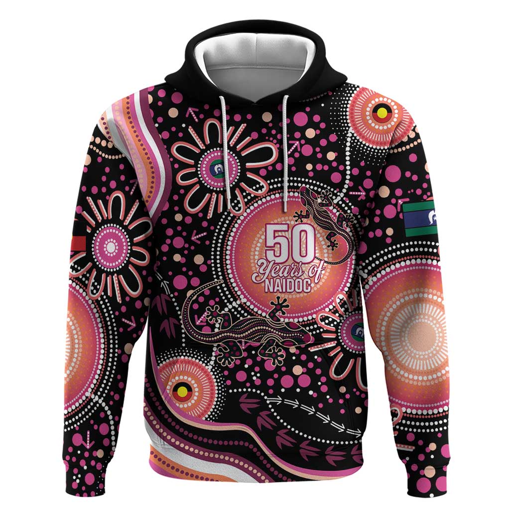 Australia NAIDOC Week Hoodie Happy 50th Anniversary Pink Version