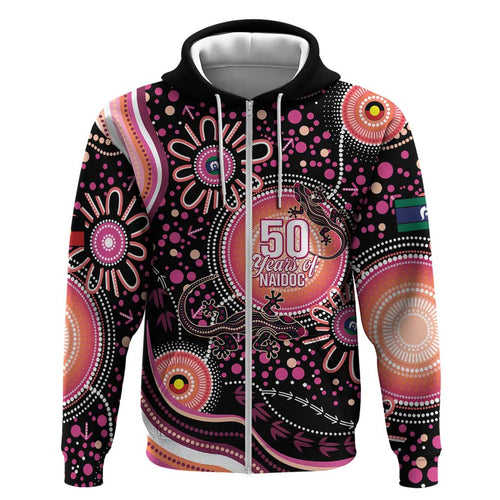 Australia NAIDOC Week Hoodie Happy 50th Anniversary Pink Version