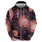 Australia NAIDOC Week Hoodie Happy 50th Anniversary Pink Version