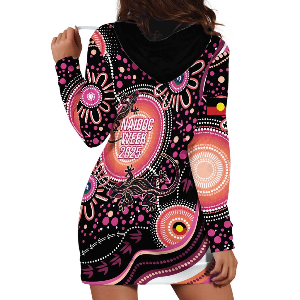 Australia NAIDOC Week Hoodie Dress Happy 50th Anniversary Pink Version