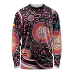 Australia NAIDOC Week Long Sleeve Shirt Happy 50th Anniversary Pink Version