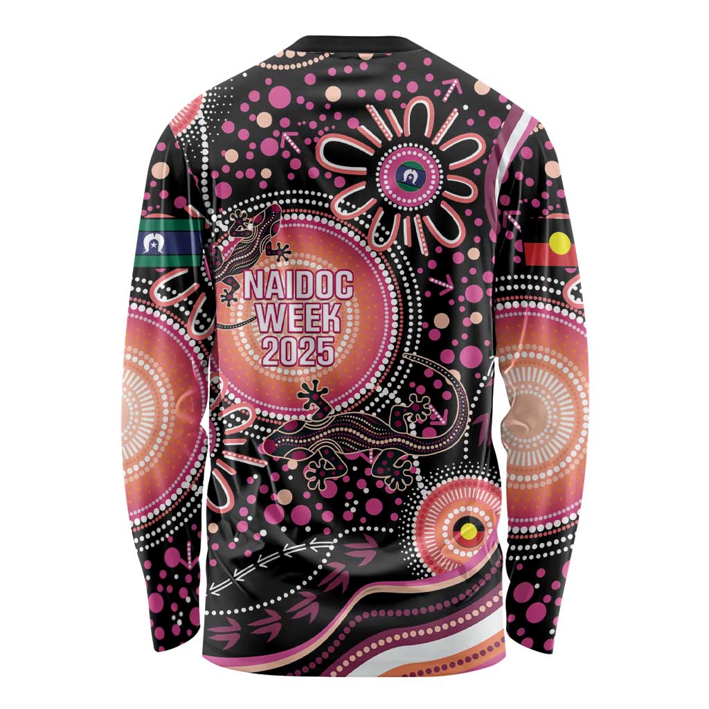 Australia NAIDOC Week Long Sleeve Shirt Happy 50th Anniversary Pink Version