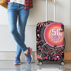 Australia NAIDOC Week Luggage Cover Happy 50th Anniversary Pink Version