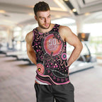 Australia NAIDOC Week Men Tank Top Happy 50th Anniversary Pink Version