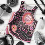 Australia NAIDOC Week Men Tank Top Happy 50th Anniversary Pink Version