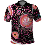 Australia NAIDOC Week Polo Shirt Happy 50th Anniversary Pink Version
