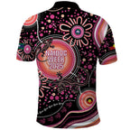 Australia NAIDOC Week Polo Shirt Happy 50th Anniversary Pink Version