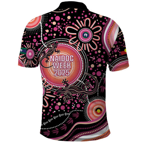 Australia NAIDOC Week Polo Shirt Happy 50th Anniversary Pink Version